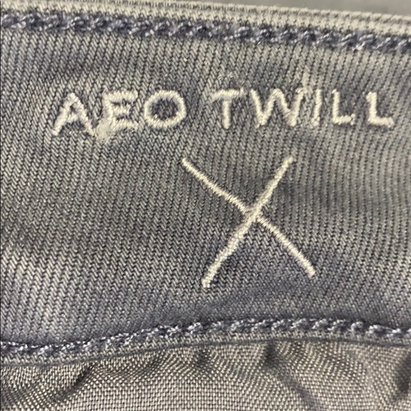 American Eagle Blue Twill Jegging - Picture 8 of 10